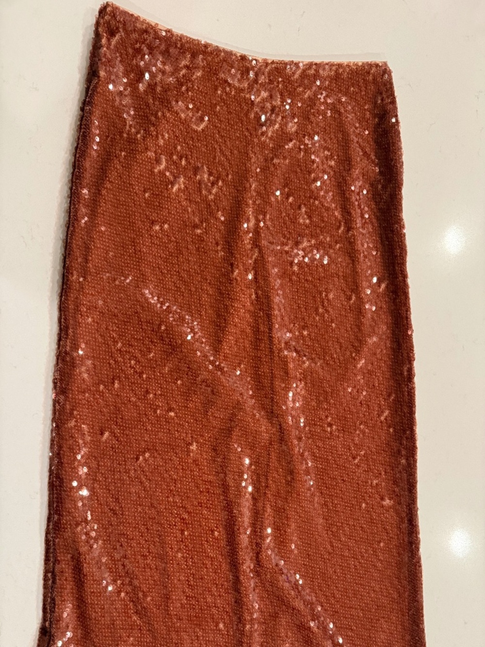 ALC sequin midi skirt